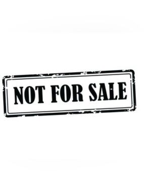 Not for sale